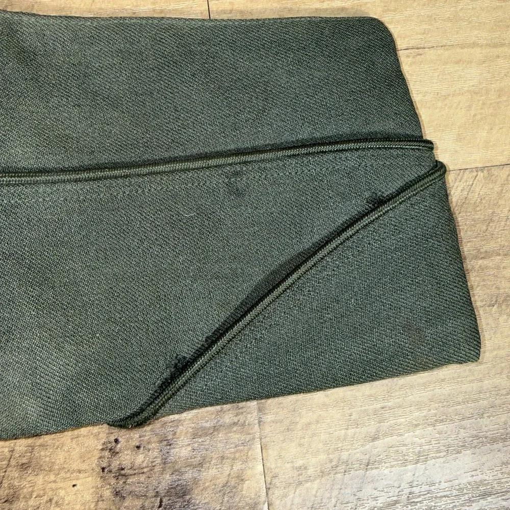 WWII US Army Green Garrison Cap W/3‎ Qualification Pins W/bars Unmarked Metal